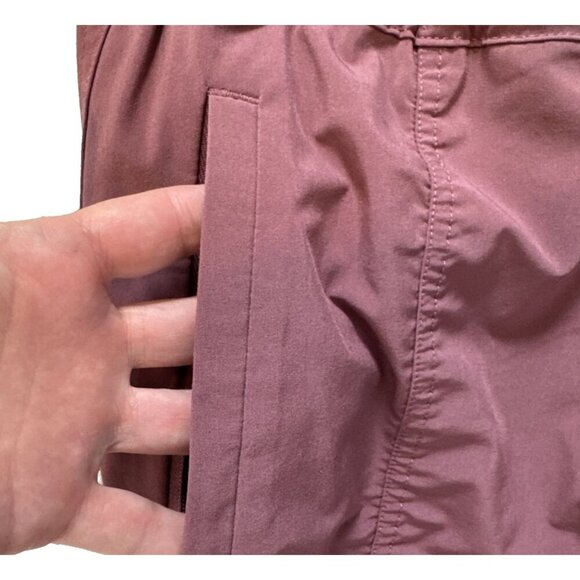 Athleta Altitude mid rise jogger, zip pockets cuffed,‎ 988416, maroon, size 6T - Picture 9 of 12